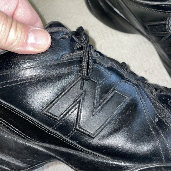 New Balance MX608V4 Men\'s Black Leather Walking Shoes Size 15 D Athleisure main image 9